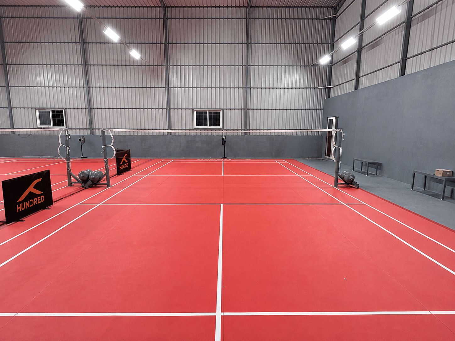 Court 3 badminton court at CrossCourt